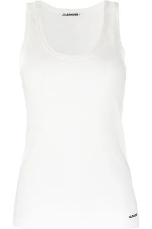 Jil Sander | T-shirt bianca in cotone con logo | female | | XS