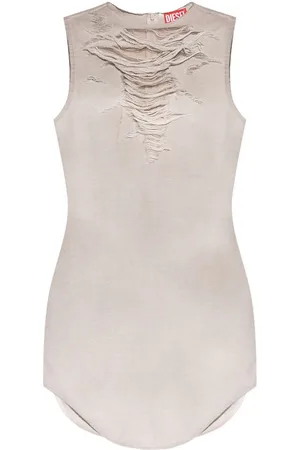 Diesel | Abito corto in cotone con strappi | female | | M