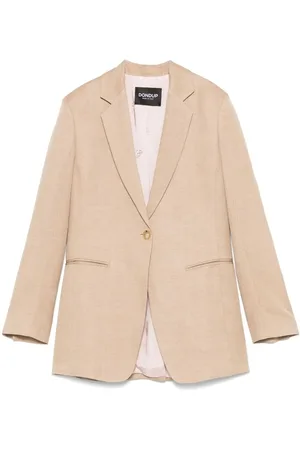 Dondup | Blazer monopetto in lino | female | | 40