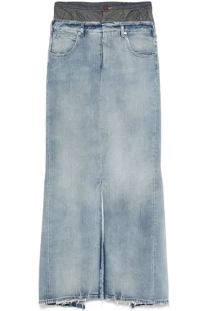 Maison Margiela | Gonna lunga in denim con spacco | female | | 42