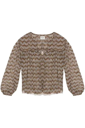 Marant Etoile | Blusa Advika semitrasparente con motivi | female | | 40