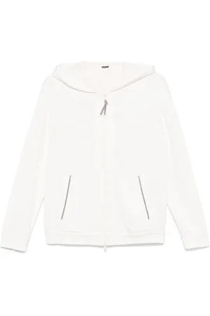 Brunello Cucinelli | Felpa con cappuccio in cotone misto seta | female | | L