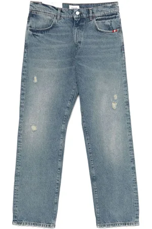 AMISH | Jeans James in cotone con strappi | male | | 31