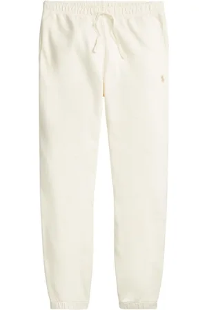 Ralph Lauren | Pantaloni tuta in cotone panna con logo | male | | M