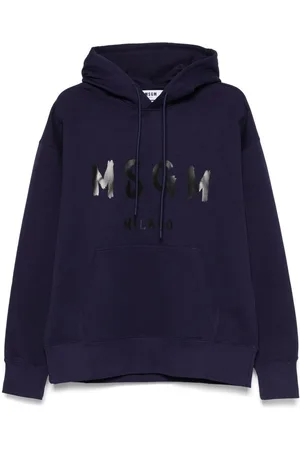 Msgm | Felpa in cotone con cappuccio con tasca | male | | L