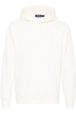 Ralph Lauren | Felpa con cappuccio panna con logo | male | | M