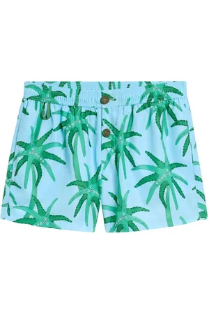 Jacquemus | Shorts da spiaggia con fantasia e verde | male | | 46