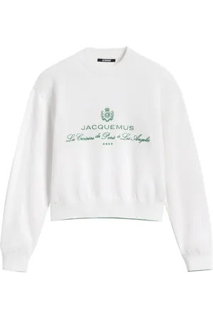Jacquemus | Felpa Venice girocollo in cotone grigio | female | | 38