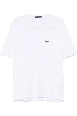 Dolce & Gabbana | T-shirt bianca con logo | male | | 46