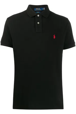 Ralph Lauren | Polo in cotone nera con logo | male | | M