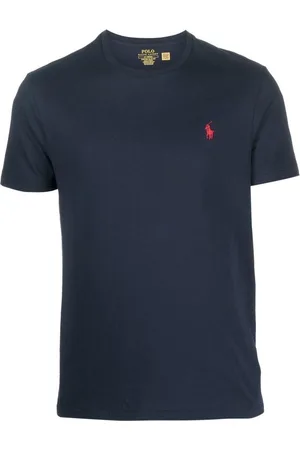Ralph Lauren | T-shirt in cotone navy con logo | male | | XL