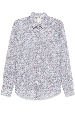 Paul Smith | Camicia a maniche lunghe in cotone con fantasia floreale | male | | L