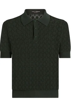 Dolce & Gabbana | Polo traforata in cotone | male | | 50