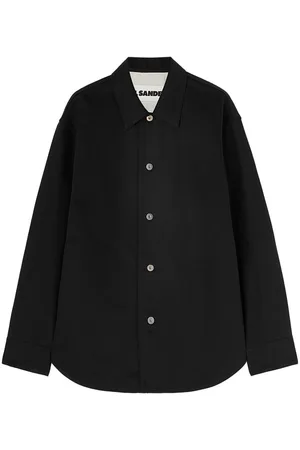 Jil Sander | Camicia in denim di cotone nera | male | | M