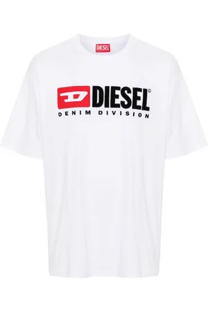 Diesel | T-shirt in cotone con logo stampato nero | male | | S