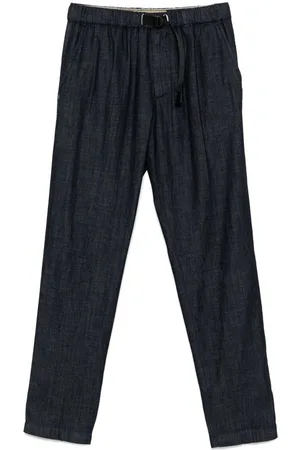 White Sand | Pantaloni in cotone denim con cintura | male | | 46
