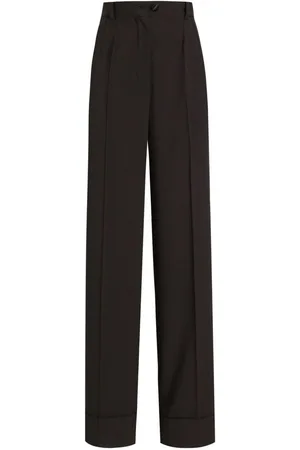 Dolce & Gabbana | Pantaloni neri a vita alta | female | | 42