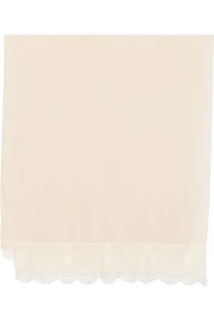 Blugirl | Foulard con pizzo e logo | female | | UNI