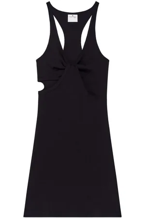 Courrèges | Abito corto in cotone con dettaglio cut-out | female | | S