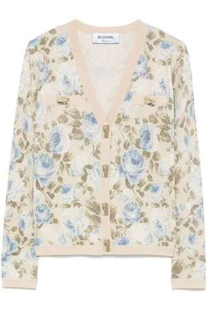 Blugirl | Cardigan con stampa floreale | female | | M