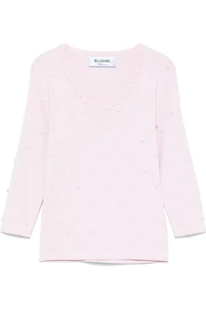 Blugirl | Maglia girocollo con applicazioni | female | | L