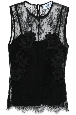 Blugirl | Top in pizzo semi trasparente | female | | 40