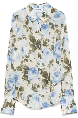 Blugirl | Blusa in seta con stampa floreale | female | | 48