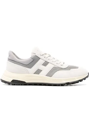 Hogan | Sneakers in pelle bianca e grigia | male | | 10