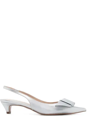 Twin-Set | Slingback in pelle laminata color | female | | 36