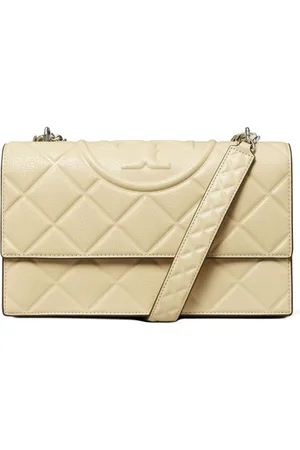 Tory Burch | Borsa a spalla in pelle ecrù | female | | UNI