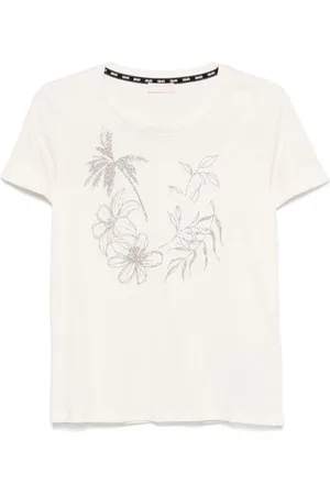 Liu Jo | T-shirt in cotone avorio | female | | S