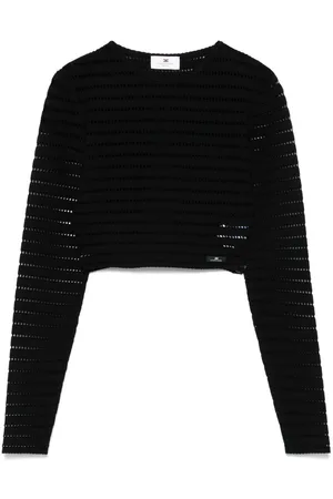 Elisabetta Franchi | Top semitrasparente | female | | 40