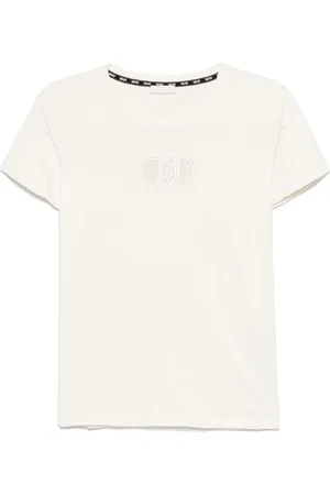 Liu Jo | T-shirt in cotone color avorio | female | | L