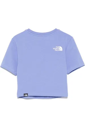 The North Face | T-shirt in cotone celeste con logo | female | | L