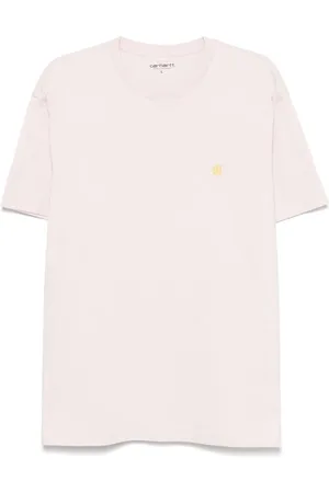 Carhartt | T-shirt in cotone con iconico logo oro | male | | L