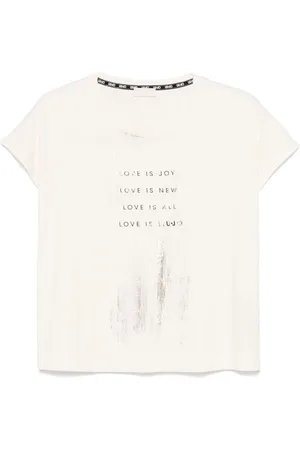 Liu Jo | T-shirt in cotone avorio | female | | L