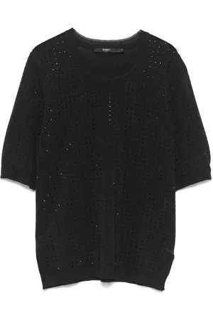 SEVENTY BY SERGIO TEGON | T-shirt navy con strass | female | | L
