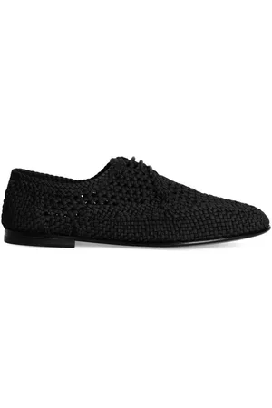 Dolce & Gabbana | Scarpe allacciate nere intrecciate | male | | 40