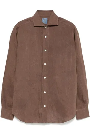 BARBA | Camicia in lino | male | | 40