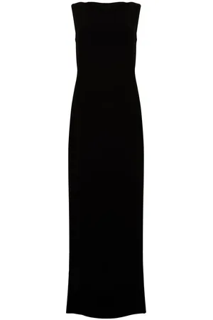Max Mara | Abito lungo in cady con scollo sulla schiena | female | | 42
