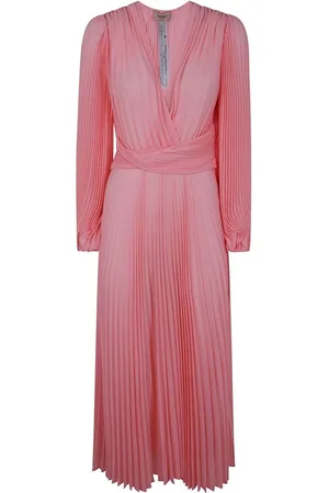 Twin-Set | Abito midi in crêpe plissettato | female | | 42