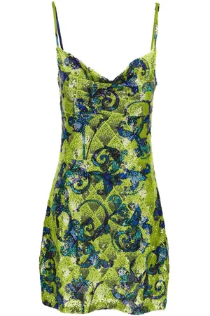 VERSACE | Abito corto con motivo | female | | 38