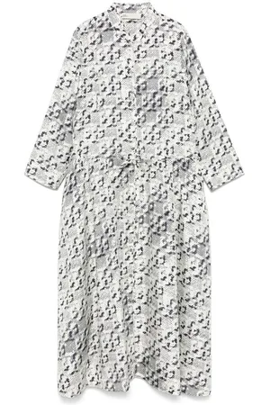 Tory Burch | Abito midi in seta bianca | female | | 4