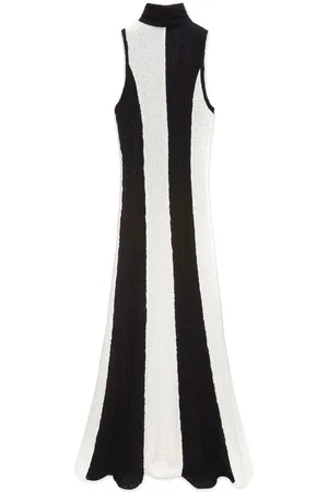Msgm | Abito corto in misto cotone increspato bianco e | female | | 40