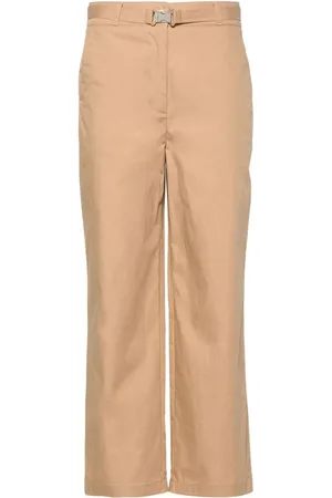 Liu Jo | Pantaloni in cotone dritti con cintura | female | | 40