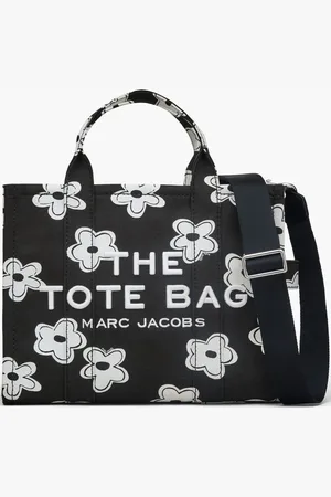 Marc Jacobs | Borsa tote nera con motivo floreale bianco | female | | UNI