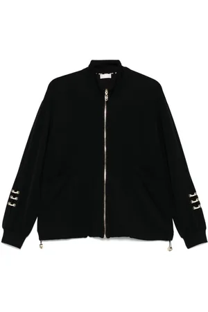 Liu Jo | Felpa nera con chiusura a zip | female | | XL