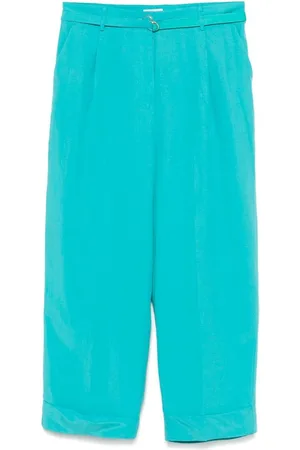 Liu Jo | Pantaloni turchesi con cintura | female | | 40