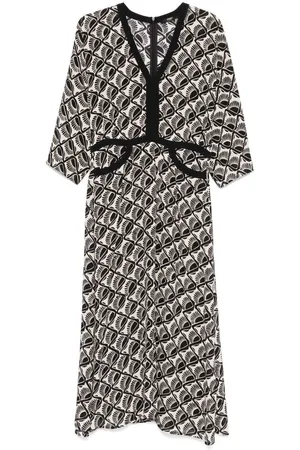 SEVENTY BY SERGIO TEGON | Abito midi con motivo | female | | 42