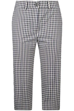 Liu Jo | Pantaloni a quadri blu e bianchi | female | | 40